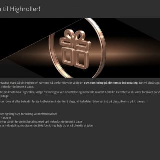 Highroller Casino velkomstbonus