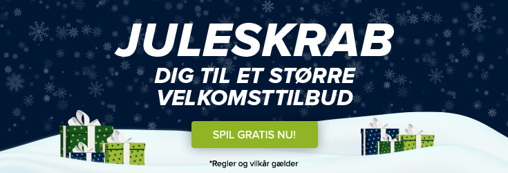Eksklusivt juleskrab hos CasinoOnline.dk