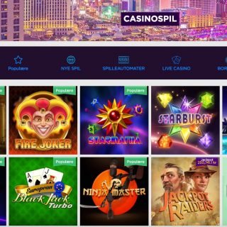 Lucky Vegas spiludvalg