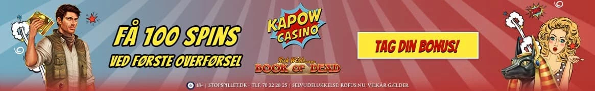 Kapow Casino Banner