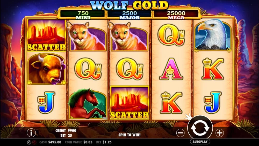 Wolf Gold Spilleplade