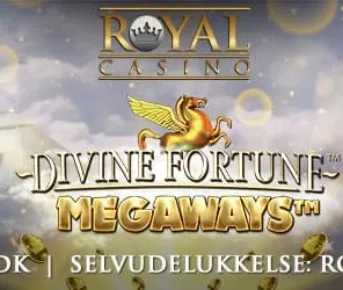 Lykkehjulet Divine Fortune Megaways Tilbud Banner
