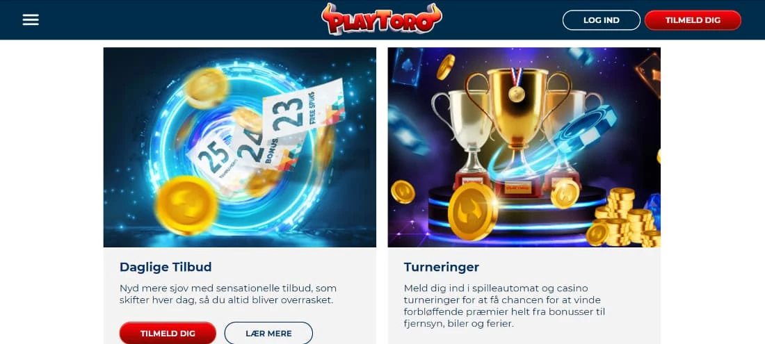 PlayToro Casino Turneringer