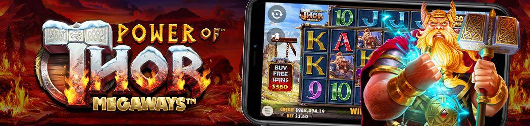 Power of Thor Megaways Casinospil banner