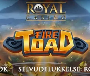 Fire Toad hos Royal Casino Banner