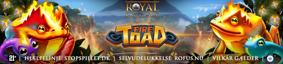 Få 100 Chancer til det nye Fire Toad fra Play’n GO