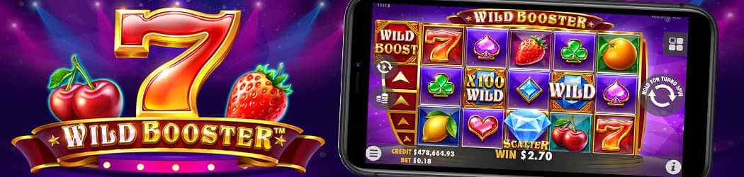 Prøv den nye Wild Booster spilleautomat