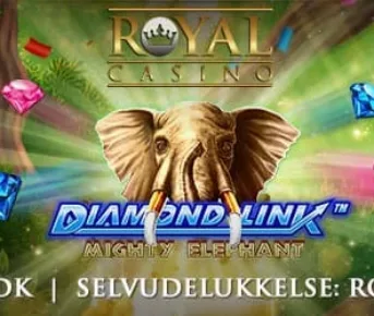 Diamond Link Mighty Elephant med 100% Deposit Match Bonus