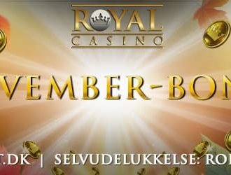 Få Unik November Månedsbonus