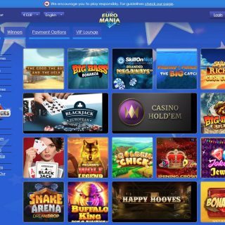casino euromania landing page