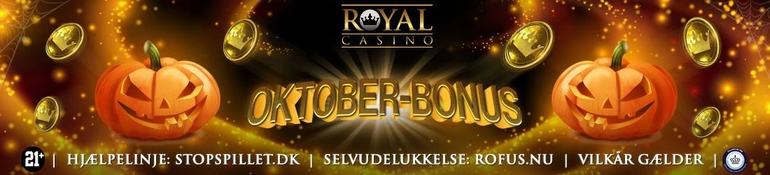 Kom til uhyggelig Halloween hos Royal Casino!