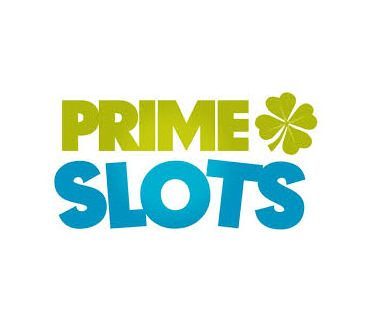 Prime Slots logo i grøn og blå farver