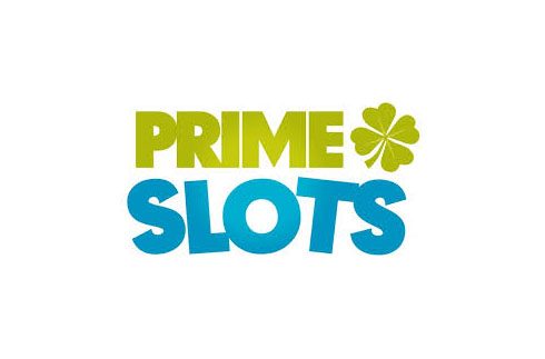 Prime Slots logo i grøn og blå farver