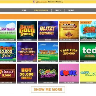 Primescratchcards udvalg af skrabbeloder