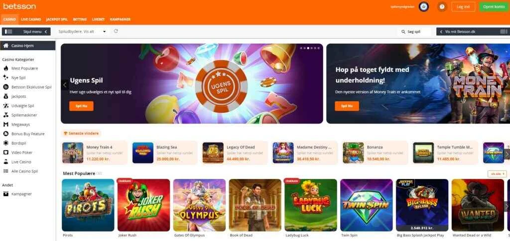 Betsson Casino Hjemmeside online casino