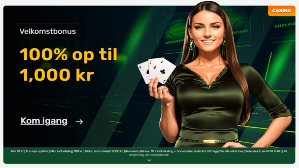 Casino Online DK Campobet Casino 100% Velkomstbonus op til 1000 kroner