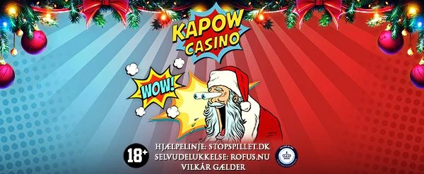 kapow julemand med poppende øjne
