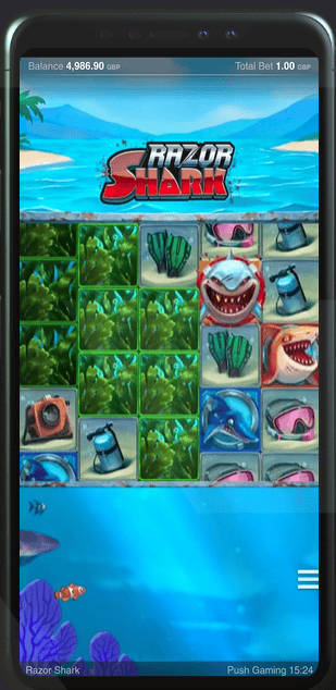 Razor Shark SS Push Gaming casino