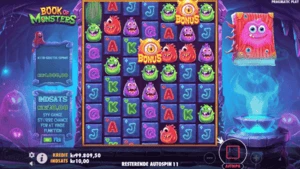 Book of Monsters Pragmatic Play Screenshot GamePlay Bonus symboler i slotautomaten med autospin funktionen till
