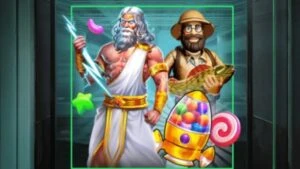 ComeOn Weekend Cash Drop logo med elementer og figurer fra Pragmatic Play-spil expanded