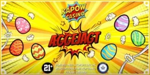 Kapow Casino Danmark Æggejagt påskespil online påskeæg og et farverigt påsketema