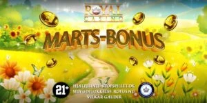 Månedsbonus RoyalCasino Marts 2025