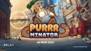 Purrrminator Relax Gaming Gameplay 2025 logo