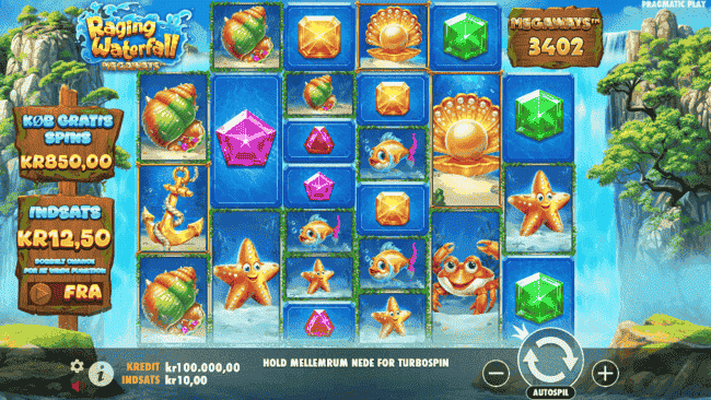 Raging Waterfall Megaways Pragmatic Play Marts 2025