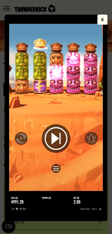 Thunderkick Turning Totems Game Preview Bonus