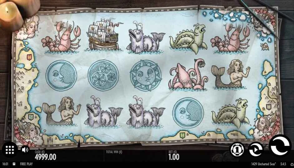 1429 Uncharted Seas casino spilleautomat med høj RTP