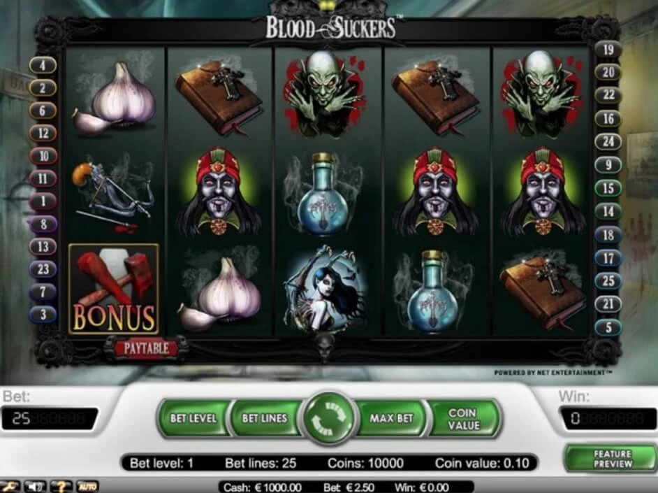 Blood Suckers Slot spil med høj RTP