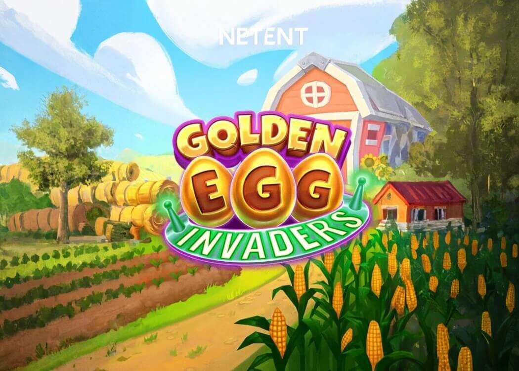 Golden Eggs Invaders NetEnt casinospil om en gård og æg