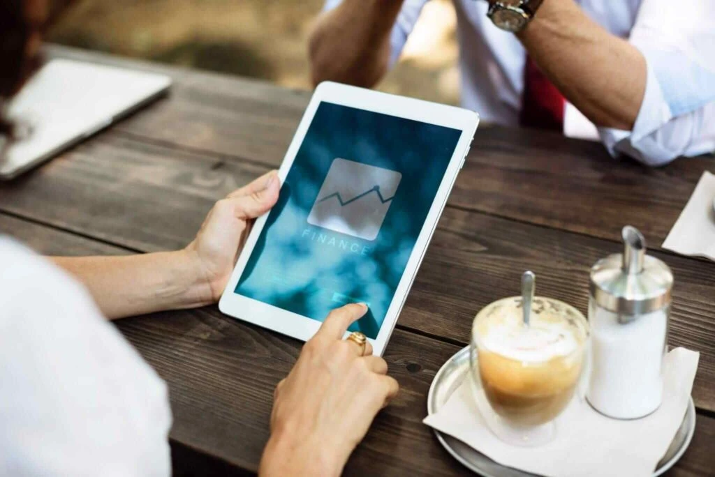 eWallet Budget på tablet