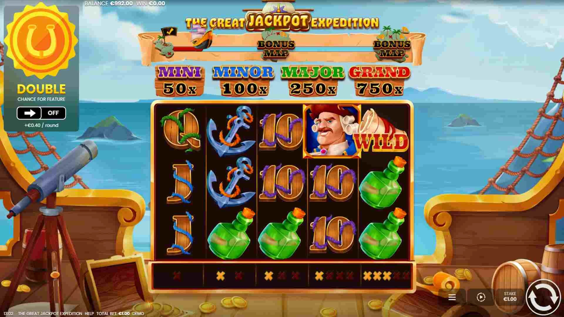 Casino Online The Great Jackpot Expedition fra Octoplay spilleudvikleren af online casinospil