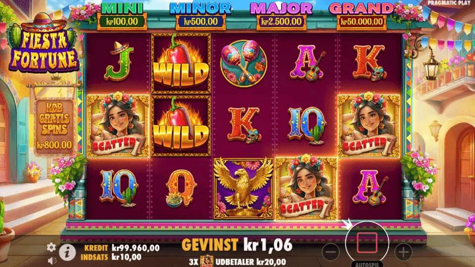 Fiesta Fortune screenshot af casino spil fra Pragmatic Play