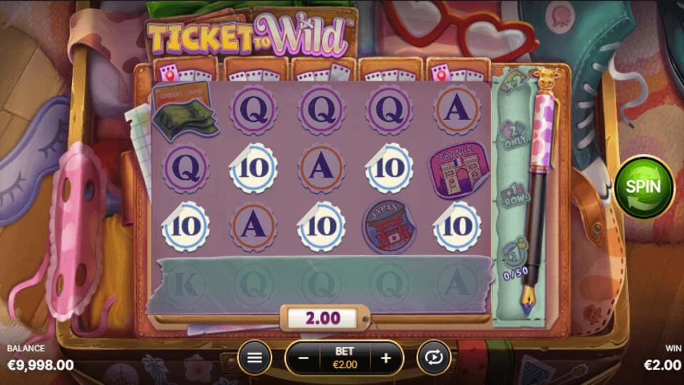 NetEnt Ticket To Wild casino spilleautomaten fra 2024 med ferie som tema