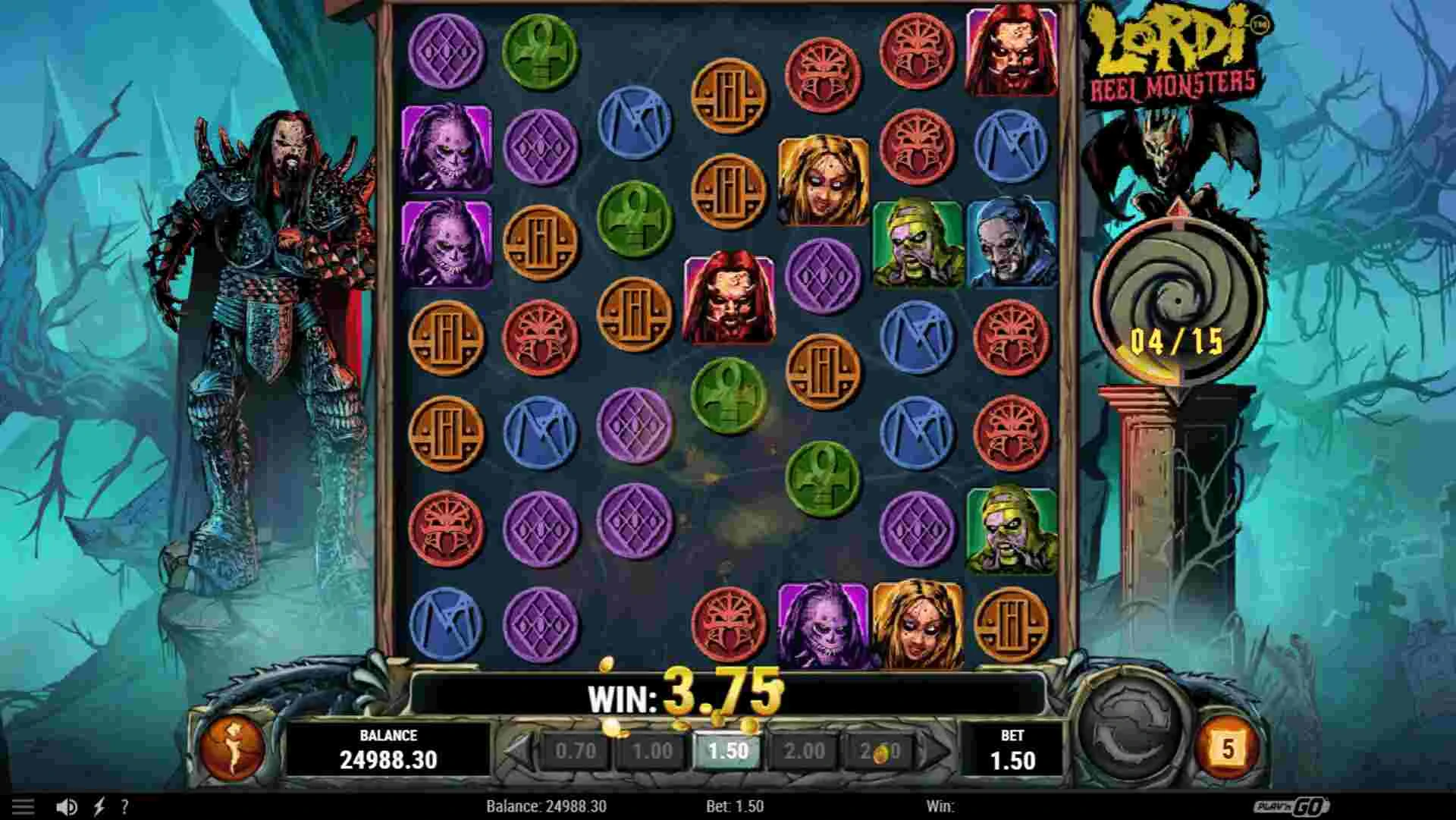 Playngo Lordi Reel Monsters Lordi fra Eurovision Song Contest spillemaskine