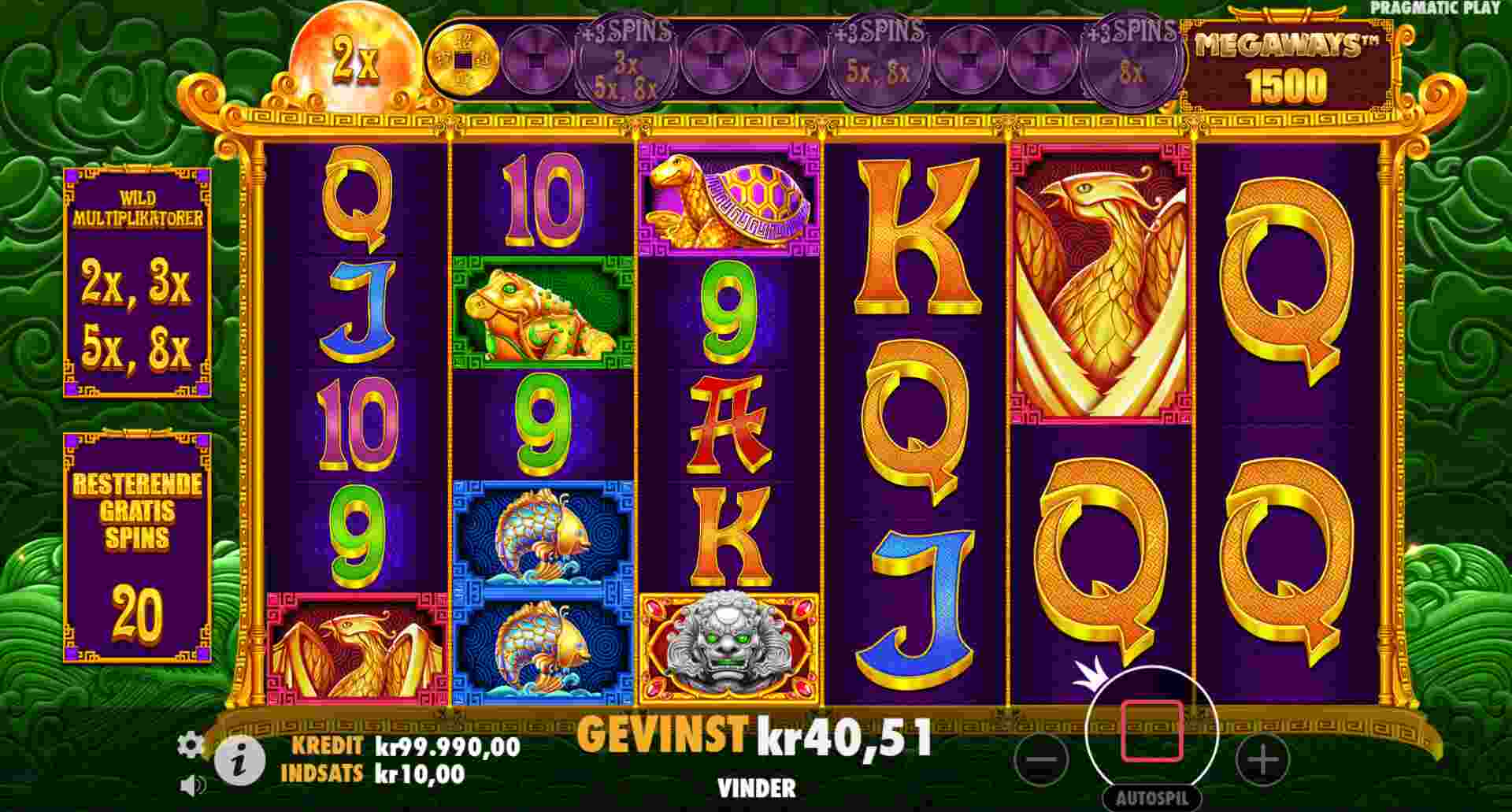 Pragmatic Play 5 Lions Megaways 2 Screenshot af gameplay