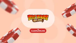 Casino Online DK Nyheder casinokampagne hos RoyalCasino spil og få spins til Big Bass Splash casinospilslogo
