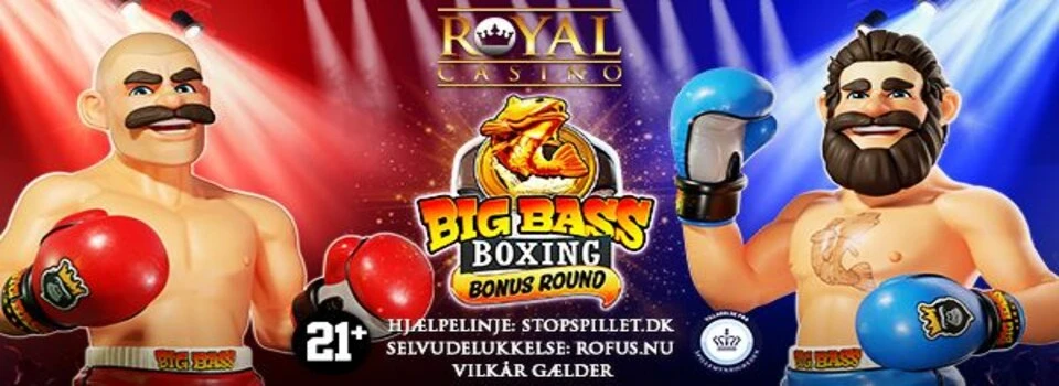 Casino Online DK Royal Casino gratis chancer free spins til Big Bass Boxing Bonus Round fra Pragmatic Play