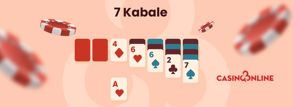 Casino Online DK Guide til 7 kabale. Sådan spiller du 7 kabale. billede af kortspil.