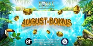 Casino Online DK Royal Casino Månedsbonus August Bonus Banner