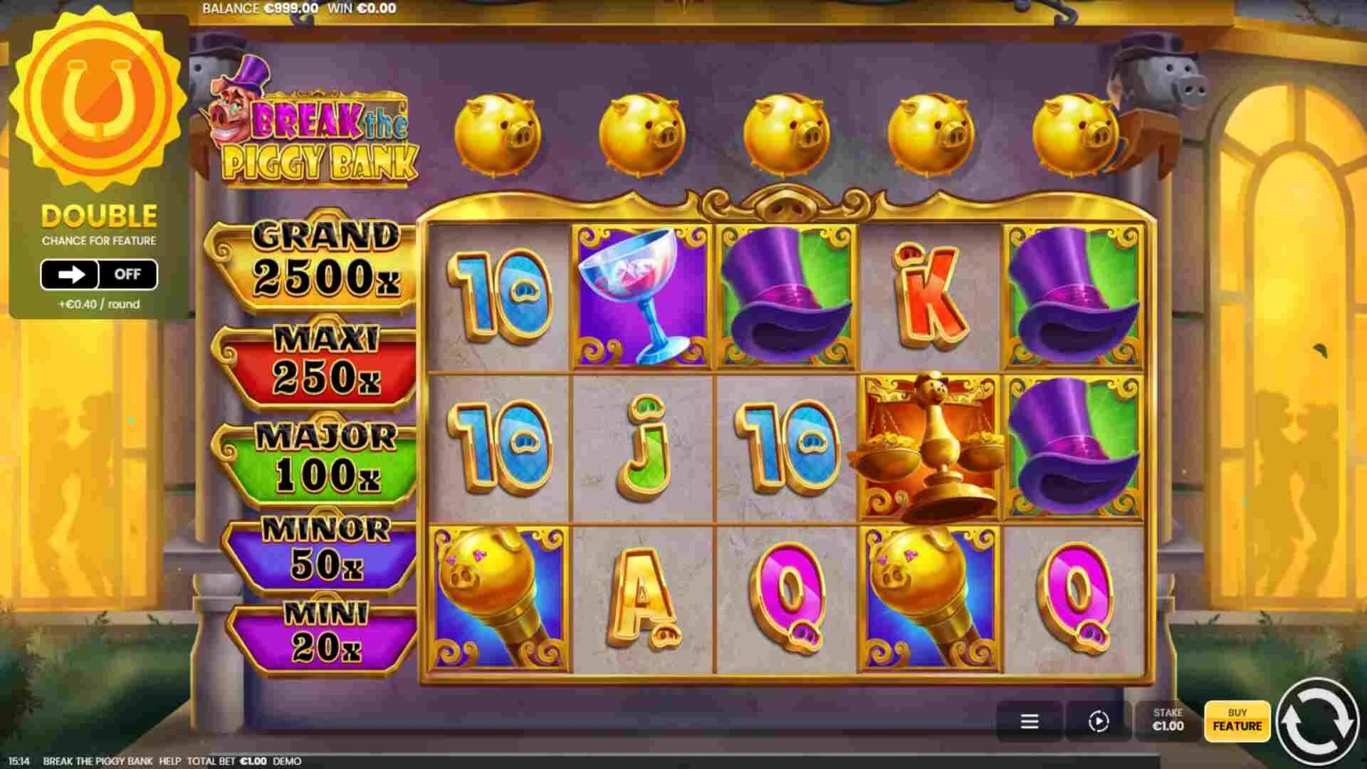 Screenshot af gameplay Break the Piggy Bank fra Octoplay