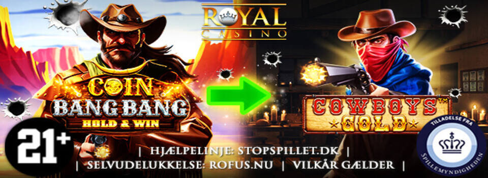 RoyalCasino Coin Bang Bang Hold and Win Cowboys Gold