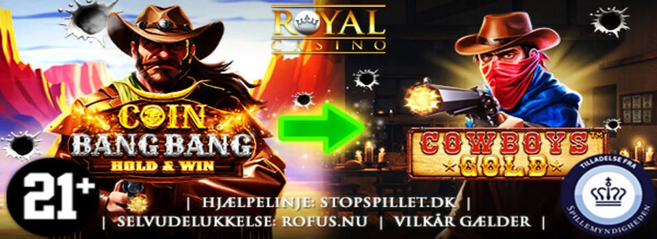 RoyalCasino Coin Bang Bang Hold and Win Cowboys Gold