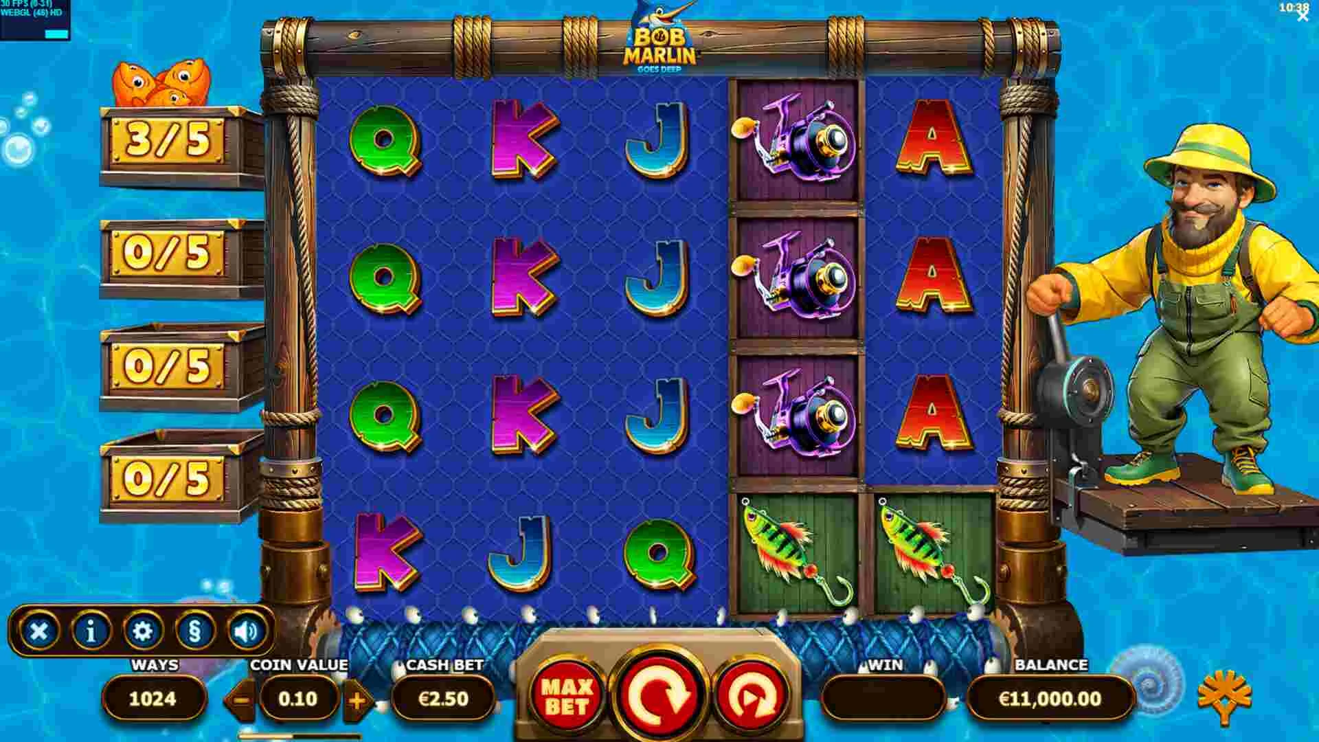 Yggdrasil Gaming Bob Marlin Goes Deep ny spilleautomat fra Yggdrasil