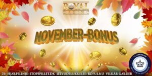 Royal Casino November bonus med guld
