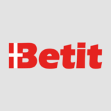 Logo image for Betit Casino casino online betit casino logo med rød og hvide farver logo