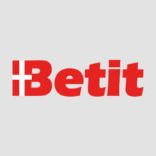 Logo image for Betit Casino casino online betit casino logo med rød og hvide farver logo